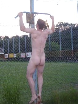 tour virgin forced to do naked pull ups
