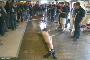 Naked beer sliding. You always knew it went on didn't you