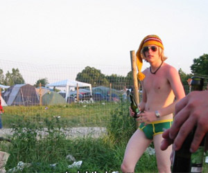 Festival fun means stripping down and letting your cock rock to the music! - Gallery 420