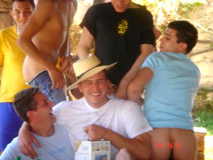 Delve deep into the sock and pant drawer of any straight lad and you never know what you will find. Like their most shameful cock dribbling holiday snaps that they don&rsquo;t want anyone to see. - Gallery 1734