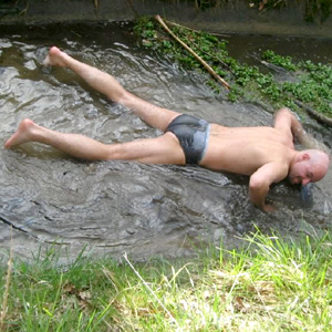 Wet clinging pants and shorts with soaking wet cock to boot. &ndash; Gallery 1864